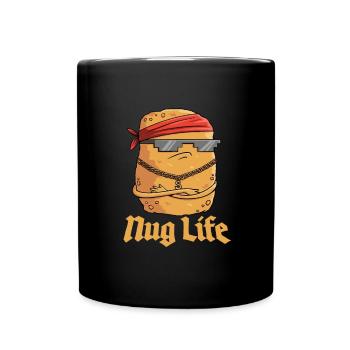 Nug Life Graphic Chicken Nugget Lover - Mug uni - noir - Devant