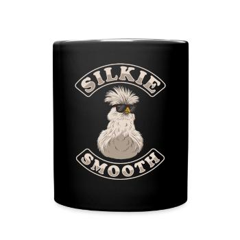 Silkie Smooth Chinese Silk Poulet - Mug uni - noir - Devant