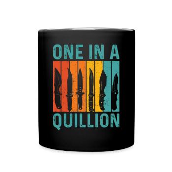 Drôle de collectionneur de couteaux Messersammeln - Mug uni - noir - Devant