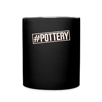#Töpferei - Ceramic Artist - Full Colour Mug - black - Front