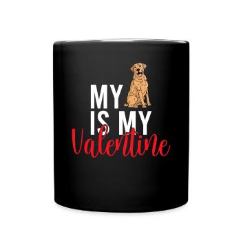 Labrador Liebhaber Geschenke - Tasse einfarbig - Schwarz - Vorne