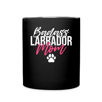 Labrador Liebhaber Geschenke - Tasse einfarbig - Schwarz - Vorne