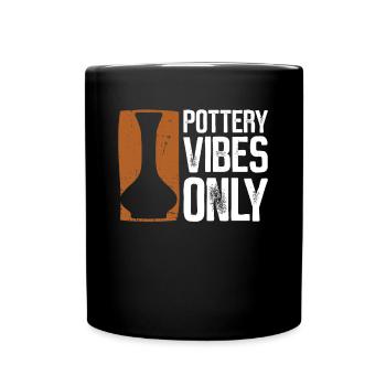 Clay Vibes Only - Pottery Ceramic Artists - Mug uni - noir - Devant