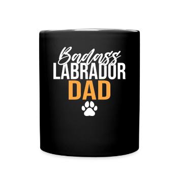 Labrador Liebhaber Geschenke - Tasse einfarbig - Schwarz - Vorne