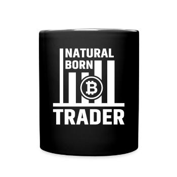 Bitcoin Trader Trading BTC - Mug uni - noir - Devant