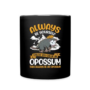 Opossum Cadeau Marsupial Opossum - Mug uni - noir - Devant