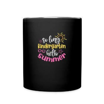 Enfant de la maternelle Inscription à l’école Cadeau scolaire - Mug uni - noir - Devant