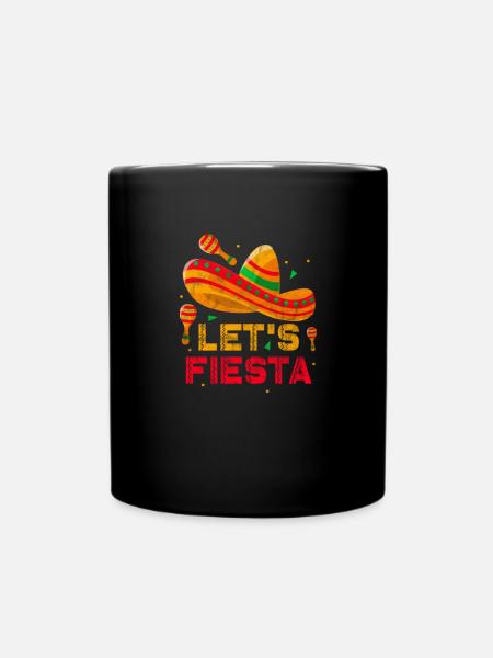 Mexiko - Tasse einfarbig - Schwarz