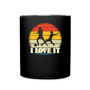 Football Accessories Gift Idea Football Fan - Full Colour Mug - black - Front