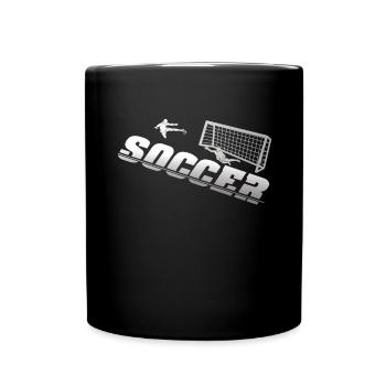 Football Accessories Gift Idea Football Fan - Full Colour Mug - black - Front