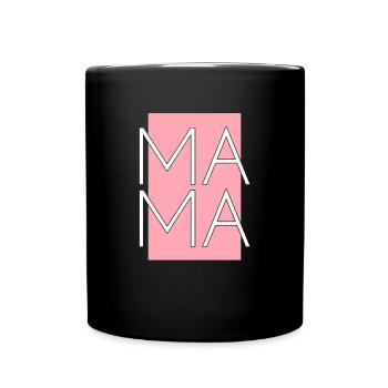Maman - Mug uni - noir - Devant