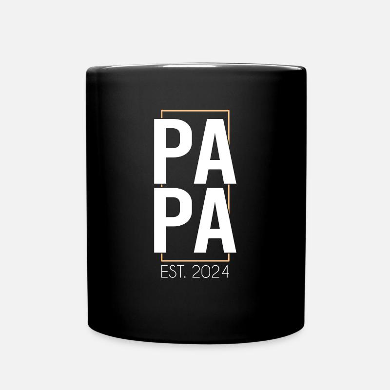 Papa 2024 - Tasse einfarbig - Schwarz