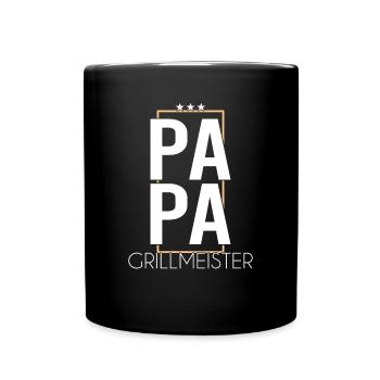 Papa Grillmeister - Full Colour Mug - black - Front