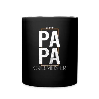 Papa Grillmeister - Full Colour Mug - black - Front