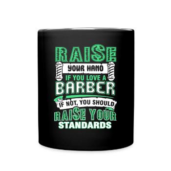 Barber Love A Barber - Full Colour Mug - black - Front