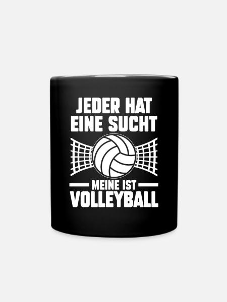 Volleyballer Volleyballspieler Volleyball - Tasse einfarbig - Schwarz