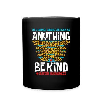 Cadeau autisme autisme - Mug uni - noir - Devant