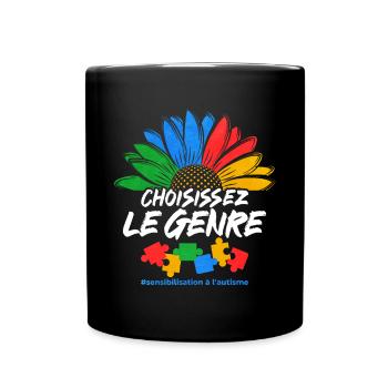 Autism Autism Gift - Full Colour Mug - black - Front