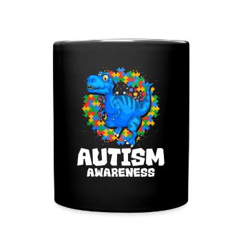 Autism Autism Gift - Full Colour Mug - black - Front