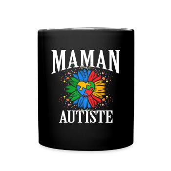 Autism Autism Gift - Full Colour Mug - black - Front
