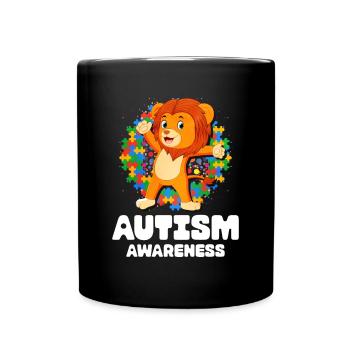 Autism Autism Gift - Full Colour Mug - black - Front