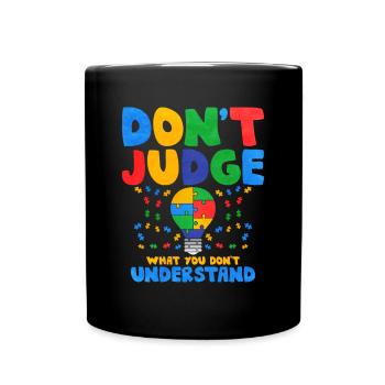 Autism Autism Gift - Full Colour Mug - black - Front