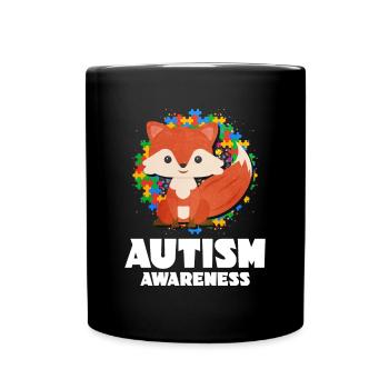 Autism Autism Gift - Full Colour Mug - black - Front
