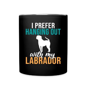 Labrador Lover Gifts - Full Colour Mug - black - Front