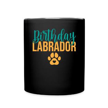Labrador Liebhaber Geschenke - Tasse einfarbig - Schwarz - Vorne