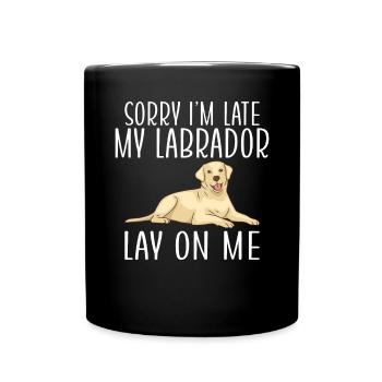 Labrador Lover Gifts - Full Colour Mug - black - Front