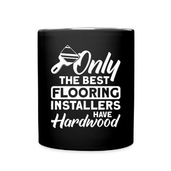 Flooring Flooring Installer Tiler Flooring - Full Colour Mug - black - Front
