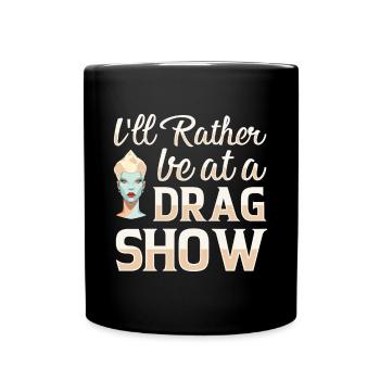 LGBTQ Außerdienstliche Drag Queen Pride - Tasse einfarbig - Schwarz - Vorne