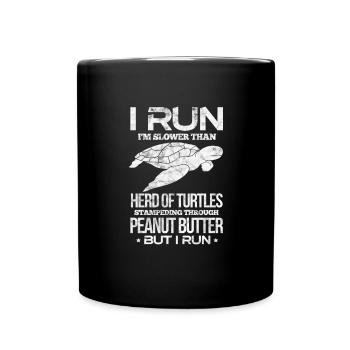 Running Runner Jogging Jogging Runner Gift - Full Colour Mug - black - Front