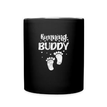 Coureur de course à pied Jogging Cadeau de coureur de jogging - Mug uni - noir - Devant