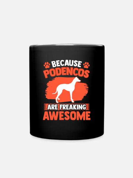Podenco sont fantastiques lévriers espagnols - Mug uni - noir
