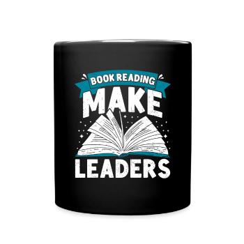 Book Reading Teacher Librarian Reader - Tasse einfarbig - Schwarz - Vorne