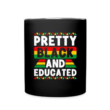 Design africain joli et instruit - Mug uni - noir - Devant