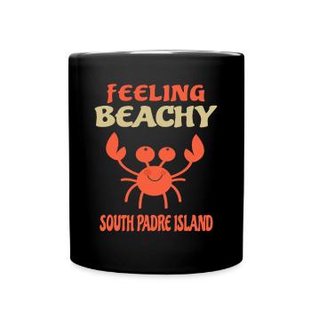 Urlaub auf South Padre Island - Familienausflug nach Texas - Tasse einfarbig - Schwarz - Vorne