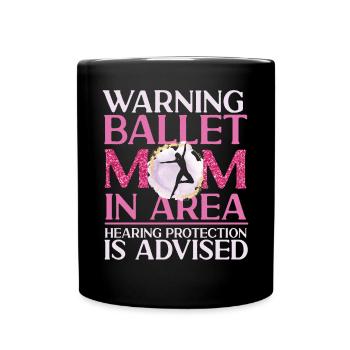 Ballet Dancer Dance Girl Ballerina - Tasse einfarbig - Schwarz - Vorne
