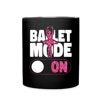 Ballet Dancer Dance Girl Ballerina - Tasse einfarbig - Schwarz - Vorne