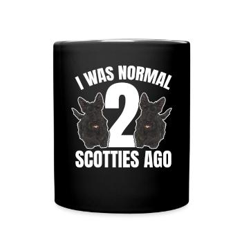 Scottish Terrier Scottie Dog - Full Colour Mug - black - Front