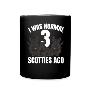 Scottish Terrier Scottie Dog - Full Colour Mug - black - Front