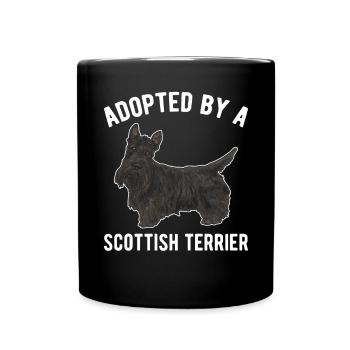 Scottish Terrier Scottie Dog - Full Colour Mug - black - Front