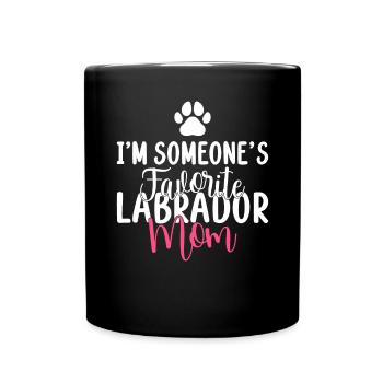 Cadeaux amoureux du Labrador - Mug uni - noir - Devant