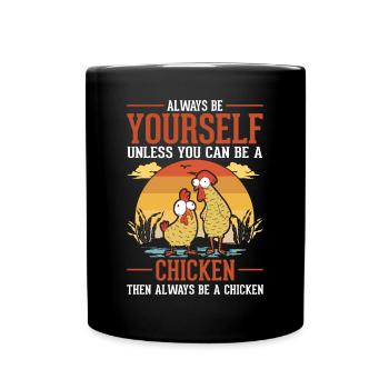 Poulets Élevage de poulets Éleveur de poulets - Mug uni - noir - Devant
