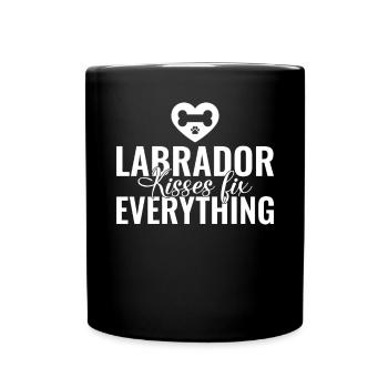 Labrador Liebhaber Geschenke - Tasse einfarbig - Schwarz - Vorne
