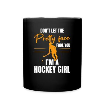 Goal Keeper Field Hockey Enthusiast I'm A Hockey G - Tasse einfarbig - Schwarz - Vorne