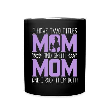 Mutterschaft Mama Beste Mama aller Zeiten Mama Muttertag - Tasse einfarbig - Schwarz - Vorne