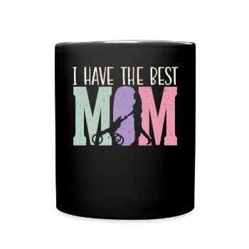 Motherhood Mommy Best Mom Ever Mama Mothers Day - Full Colour Mug - black - Front