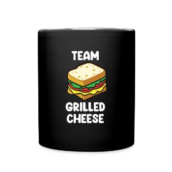 Lustiges Sandwich-Zitat Food-Liebhaber-Käse-Sandwiches - Tasse einfarbig - Schwarz - Vorne